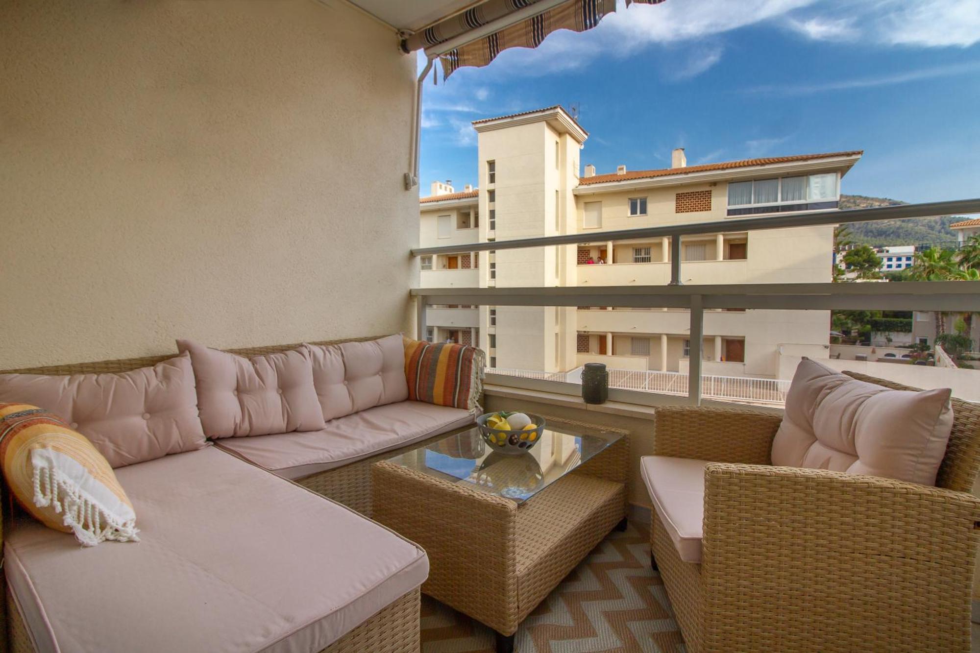 Luminoso Y Acogedor Apartamento En Albir El Albir Exteriör bild